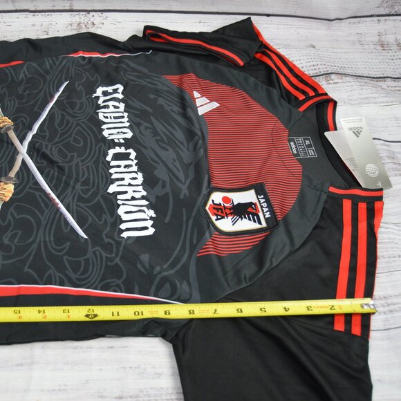 Adidas Eladio Carrion Rapper Jersey World Tour 2025 Mens Size XL Slim Fit NWT - Picture 10 of 16